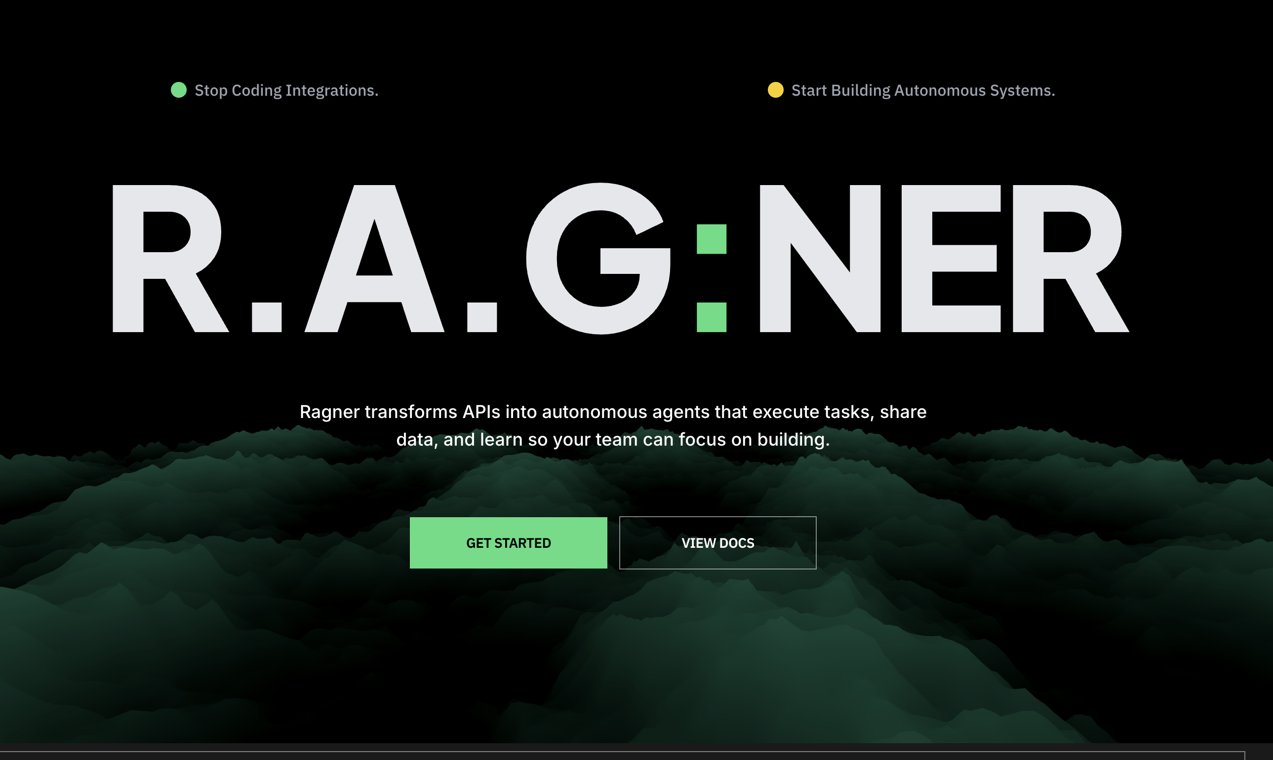 Ragner.ai: Turn protocols ( APIs, Smart Contracts, RPCs) into agents ...