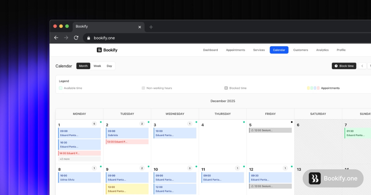 Bookify - Appointment Scheduling System: Effortless appointment ...