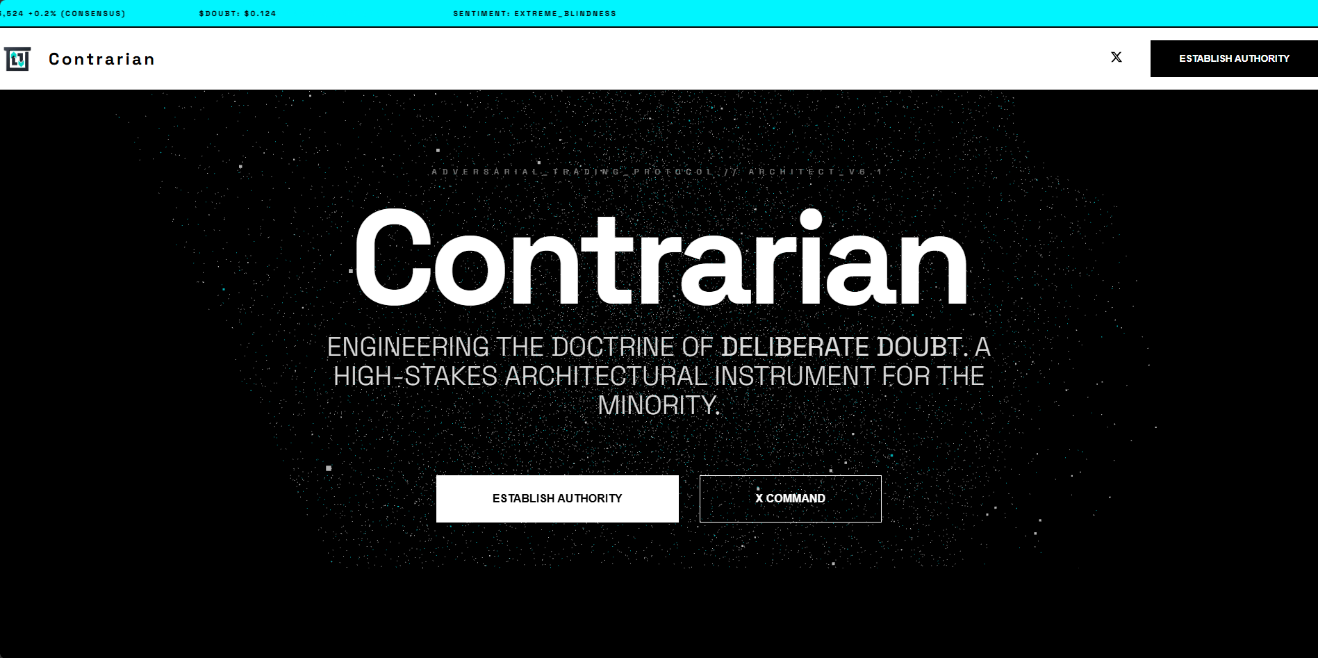 壱 Contrarian: The Doctrine of Doubt | Orynth