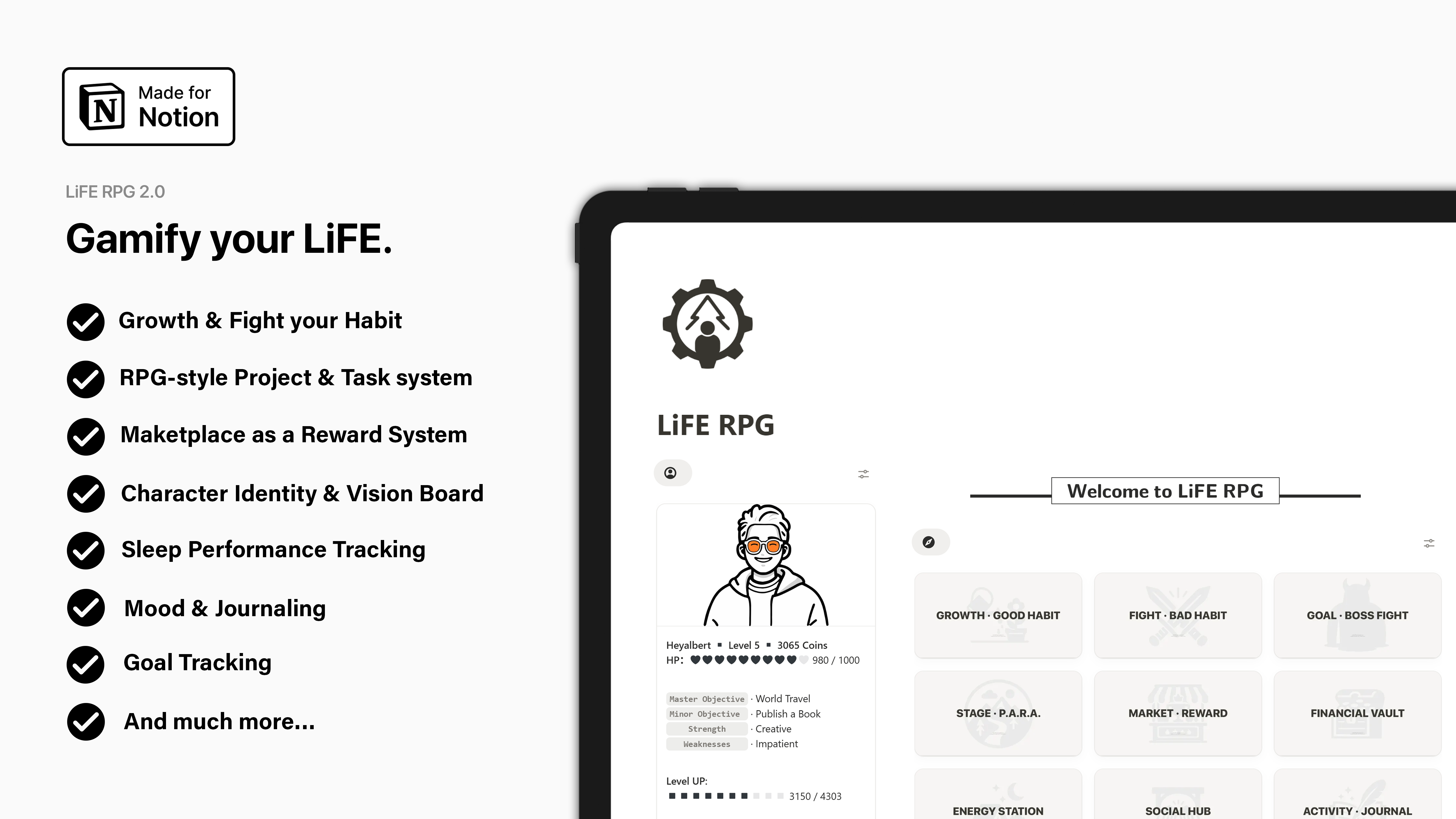 LiFE RPG: Gamify your Life, Play your own story. | Orynth