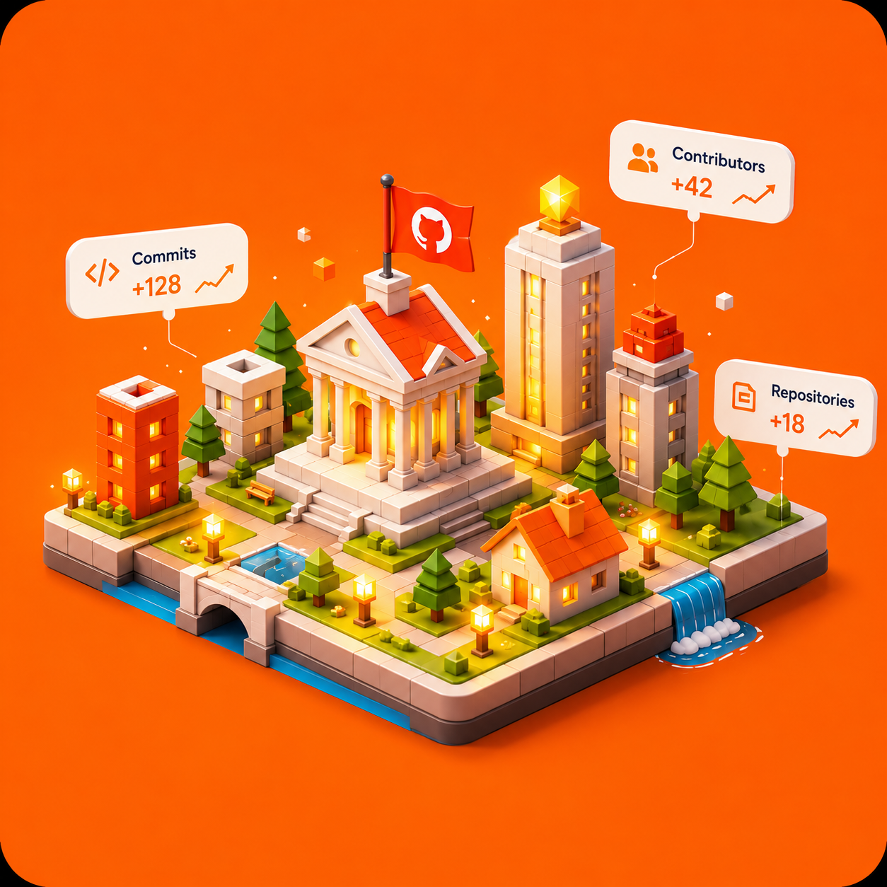 SINALGITHUB: Your GitHub is a City | Orynth