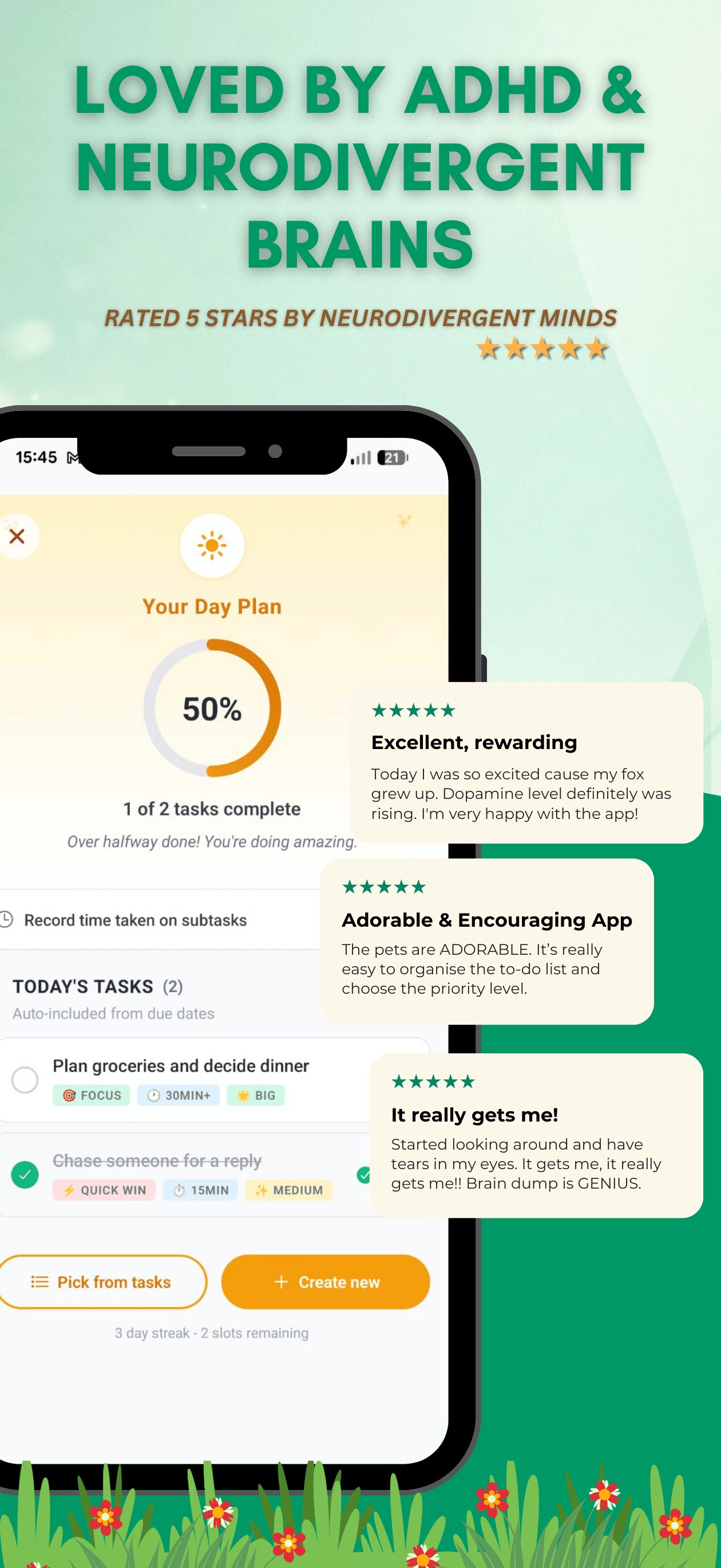 Sprout: Smart ADHD Task App: The ADHD task app that works with your ...