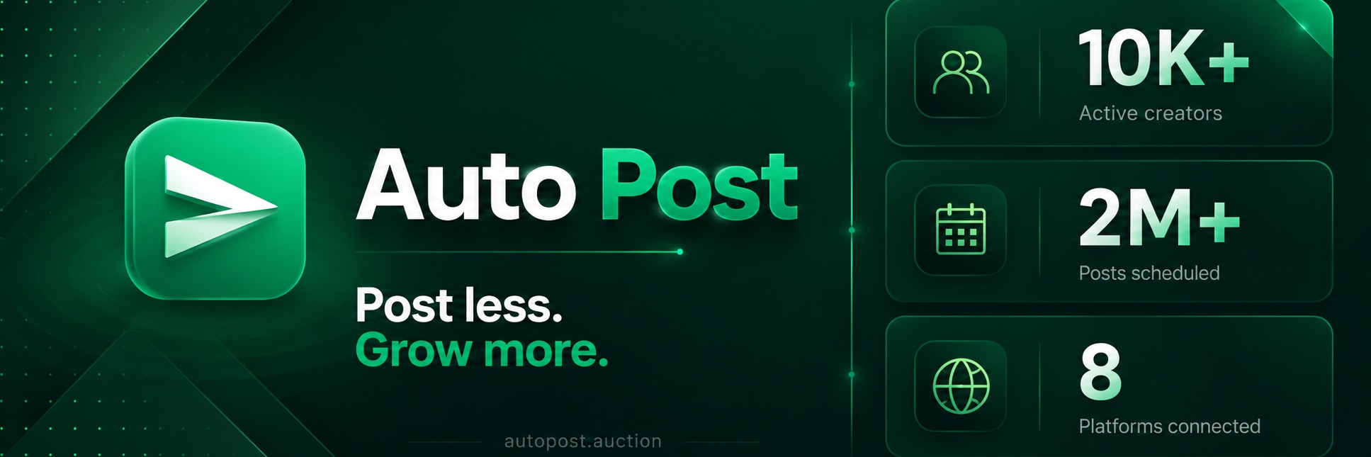 Autopost: Stop posting manually. Grow instead. | Orynth