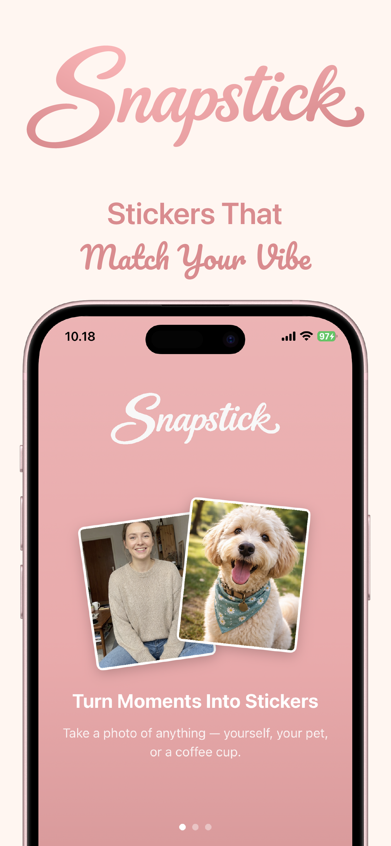 Snapstick: Turn Any Photo Into A Sticker | Orynth