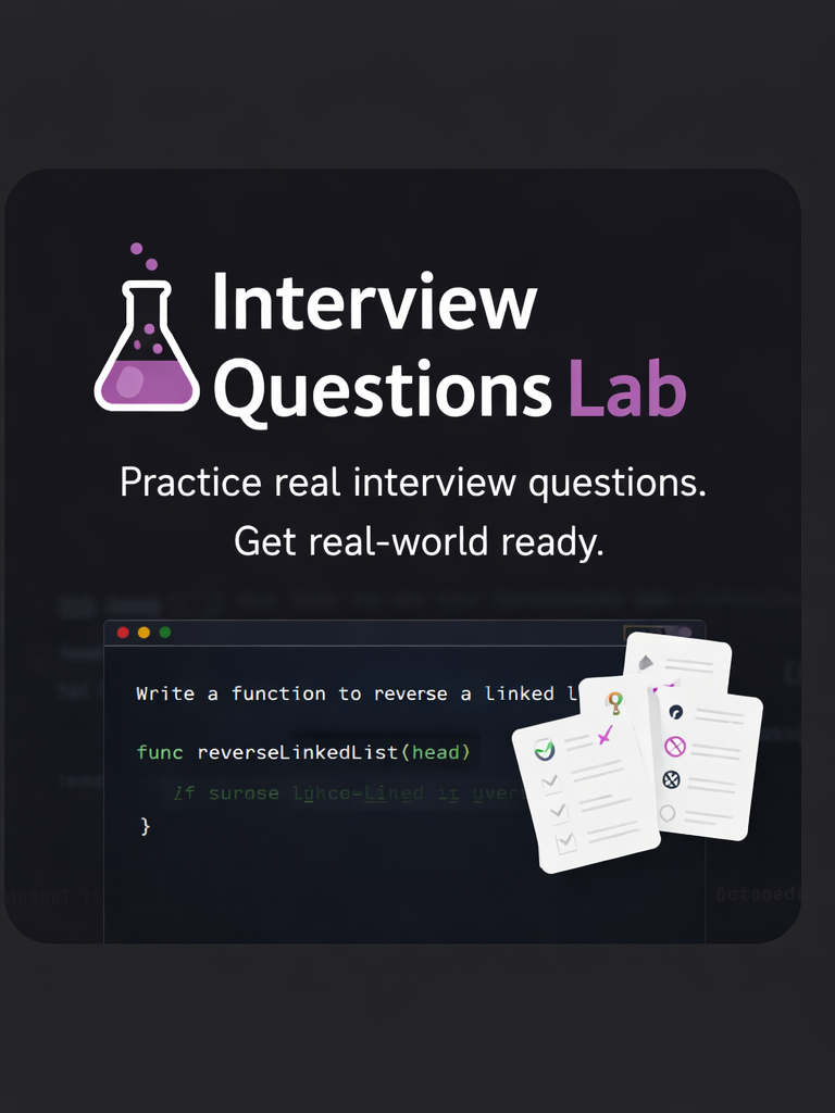 Interview Questions Lab: Practice real interview questions. Get real ...