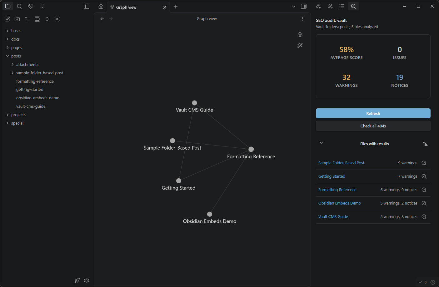 Vault CMS: Use Obsidian as a CMS for your Astro website. | Orynth