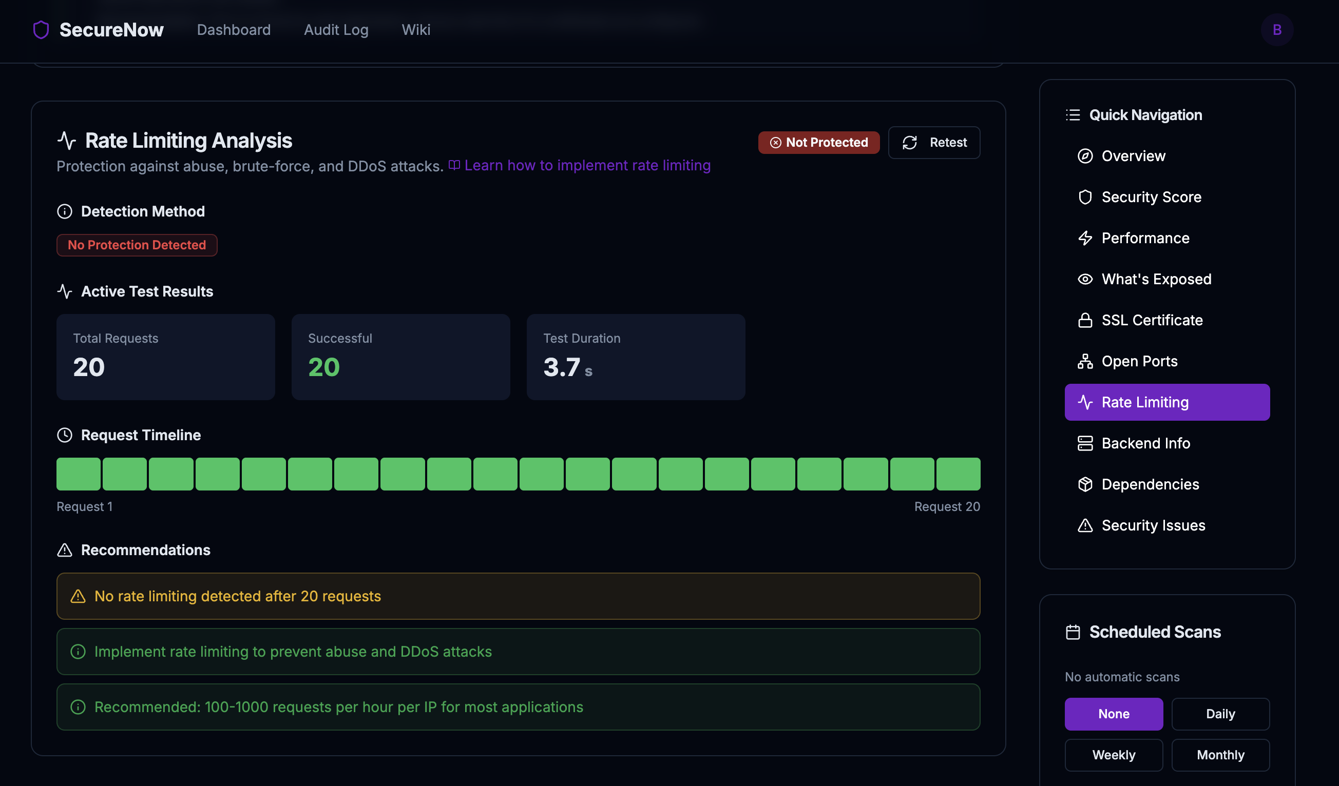 SecureNow: Find security and performance issues in seconds. | Orynth