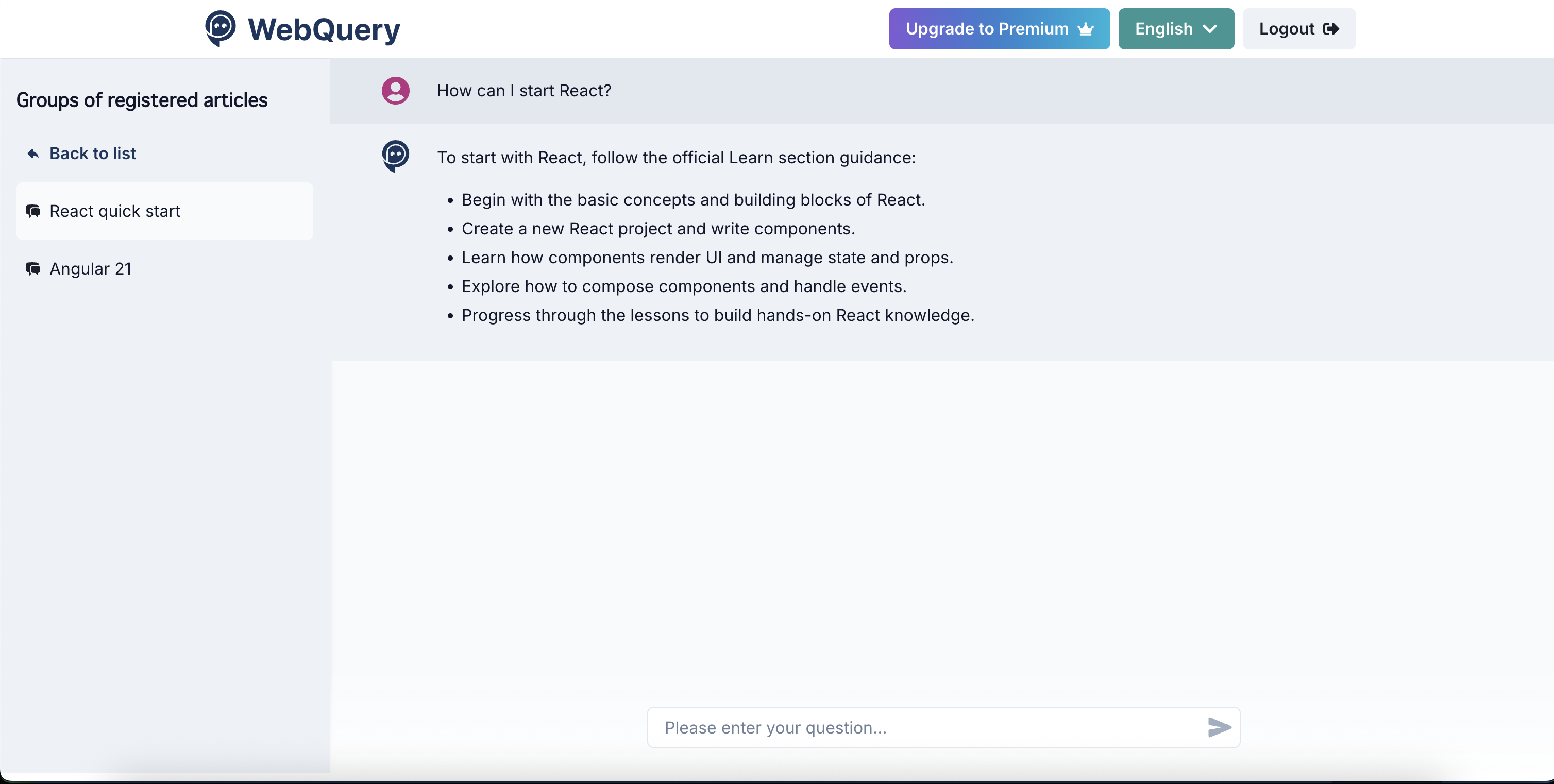 WebQuery: AI-Powered Web Exploration | Orynth