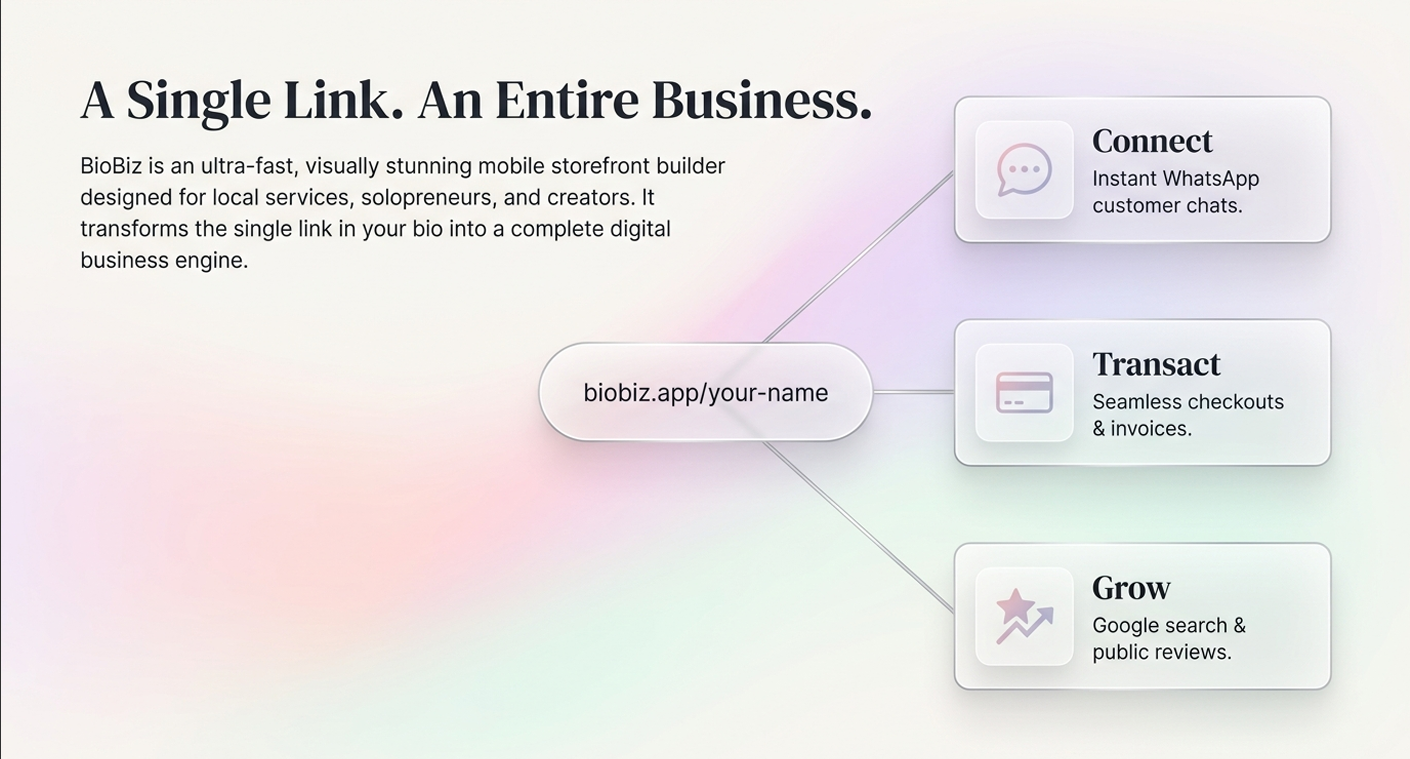 BioBiz: Create Your Free Business Link in 60 Seconds | Orynth
