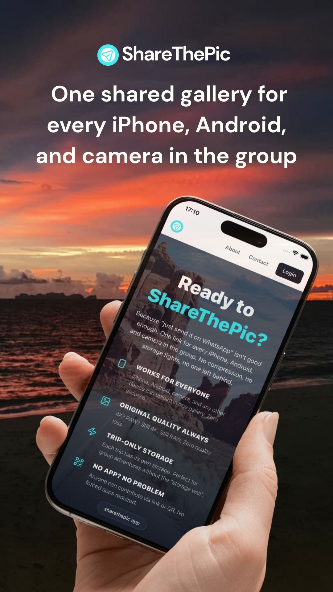 ShareThePic: The easiest way for iPhone and Android to share trip ...