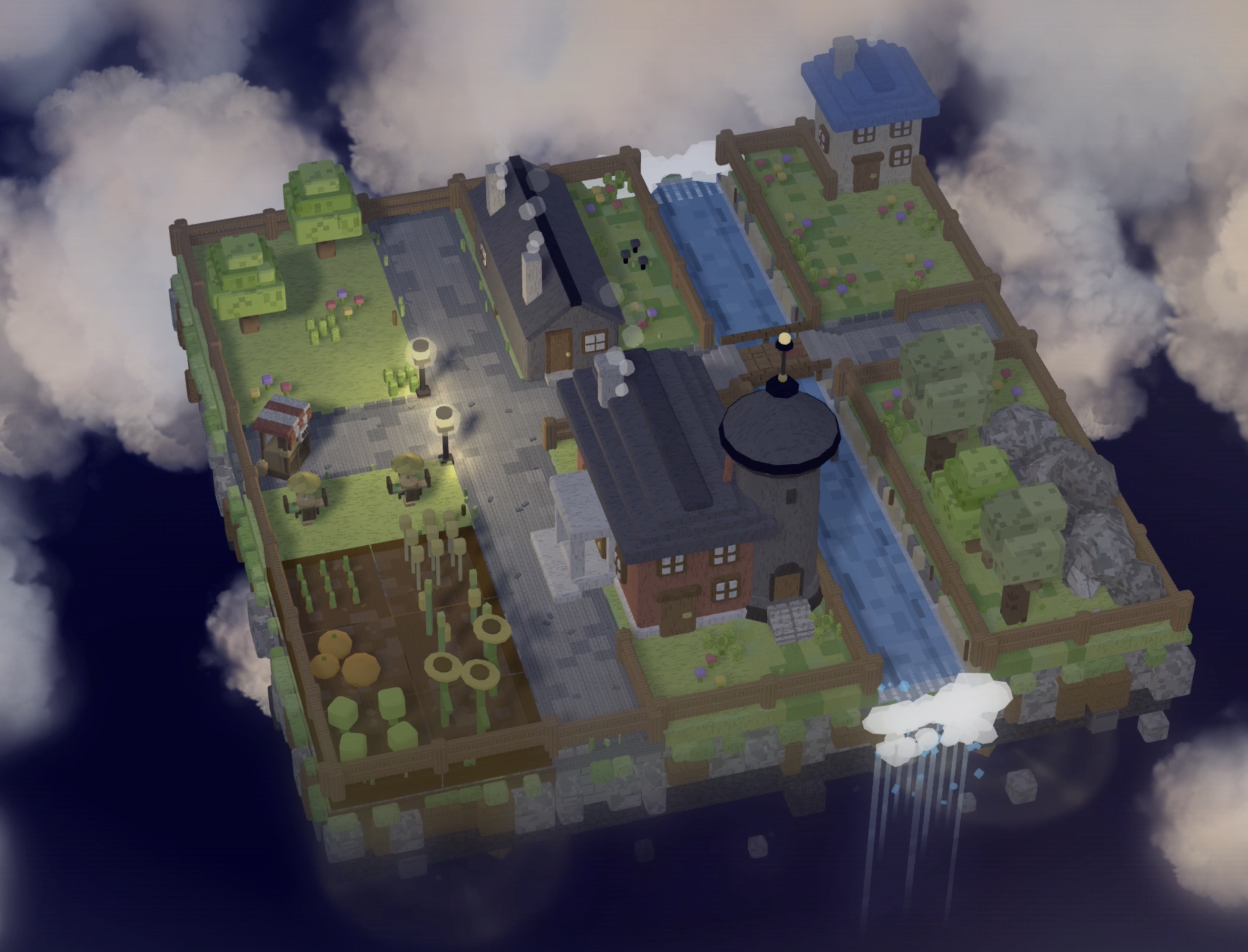 Tiny World Builder: Think big, build small floating worlds and play and ...