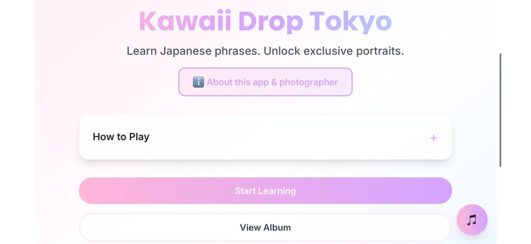 Kawaii Drop Tokyo: Learn Japanese through unlocking exclusive portraits ...