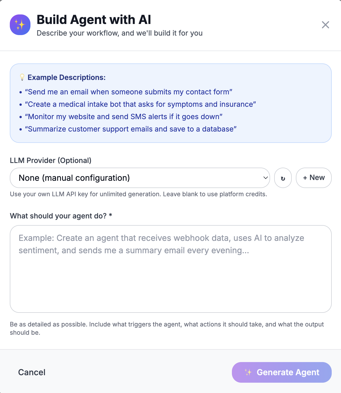 Falcon Builder: Build and deploy AI agents without writing code. | Orynth