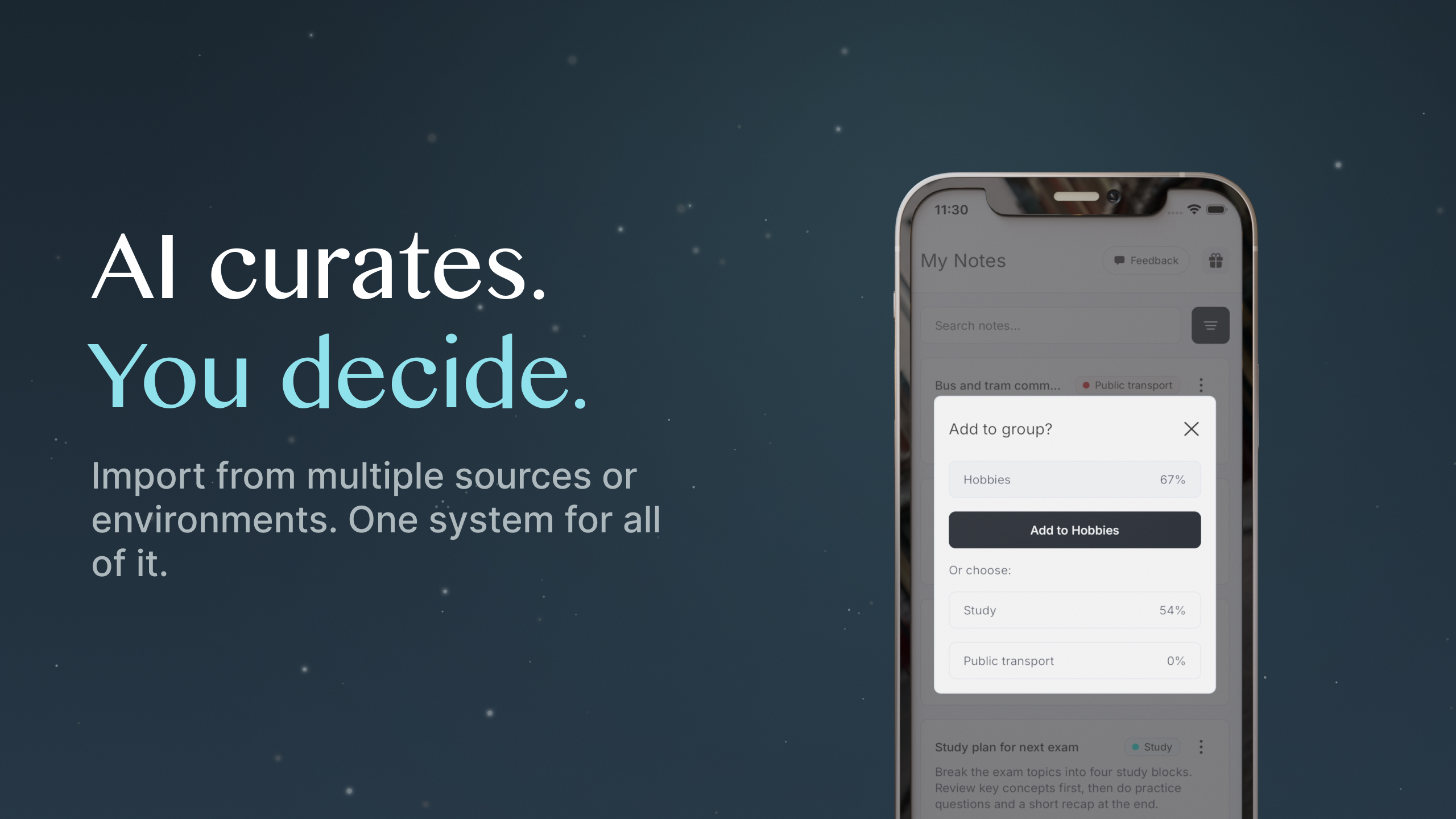 AI Note Taker: Pocket Orbit: Notes assisted by AI, driven by you, fully ...