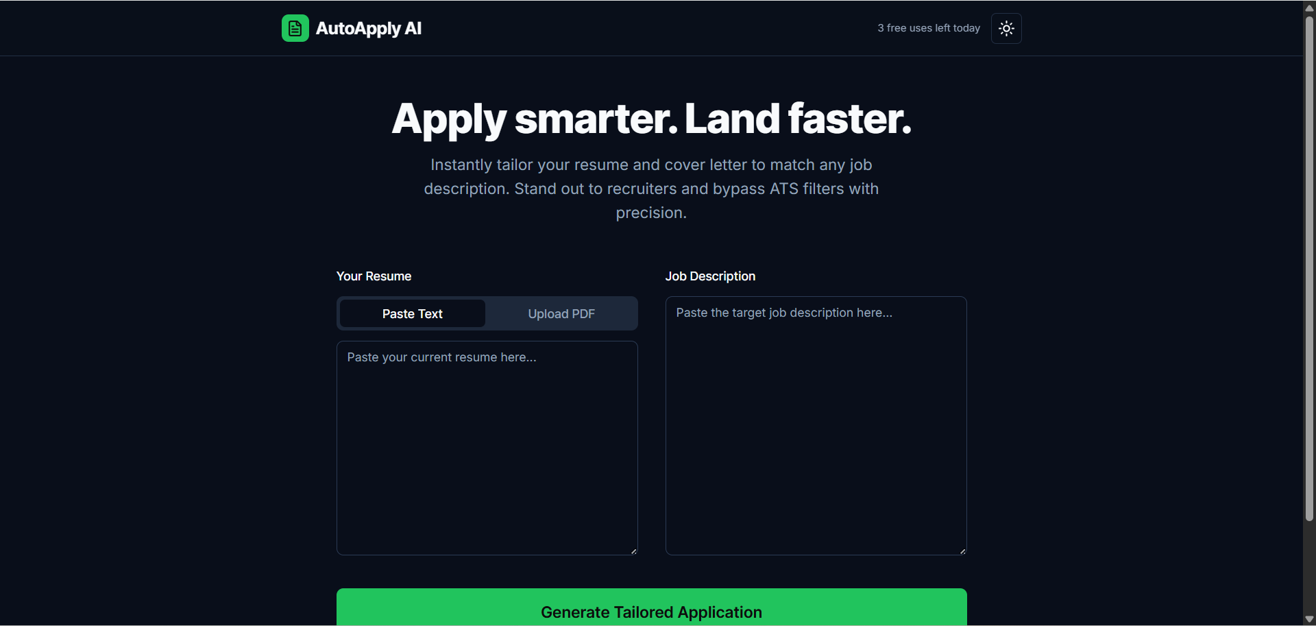 AutoApplyAI: Apply to 50 jobs in minutes with AI. | Orynth