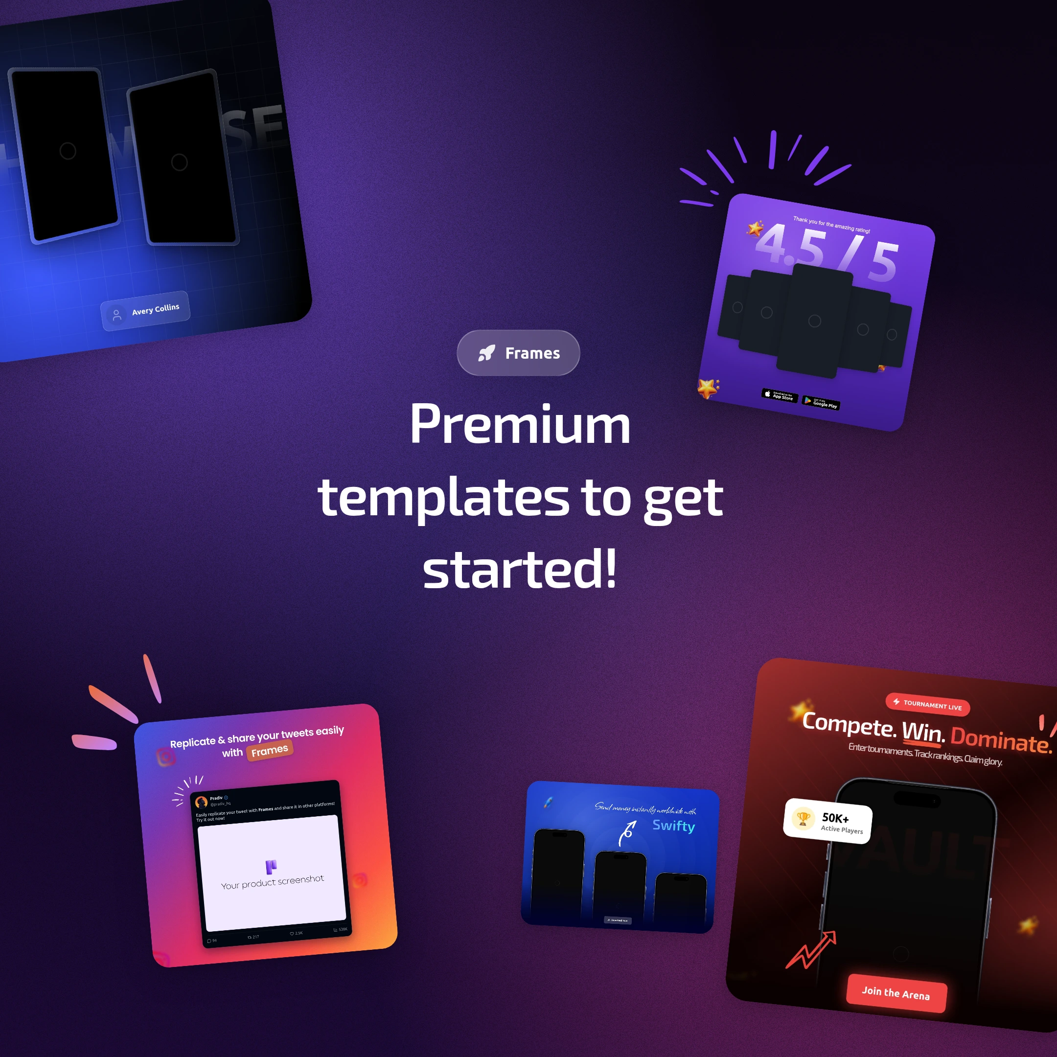 Frames: Create stunning product visuals for your apps in seconds | Orynth